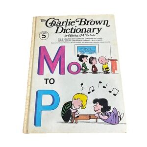 The Charlie Brown Dictionary Vol. 5 Mo To P First Printing 1973 Charles M Schulz
